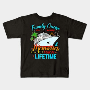 Family Cruise 2024 Making Memories Kids T-Shirt